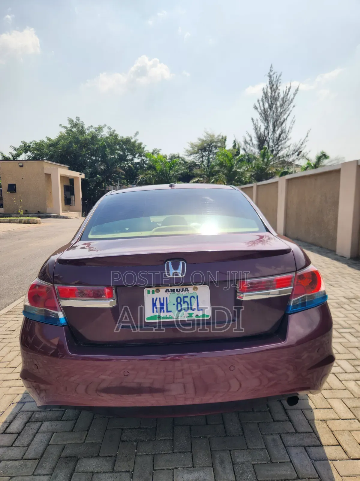 Honda Accord 2008 Maroon
