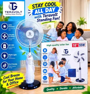 Teravolt Solar Standing Fan