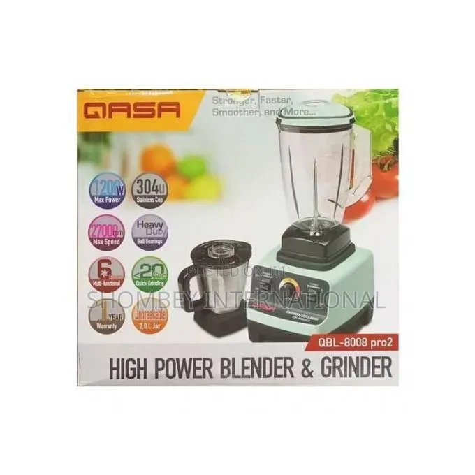 Qasa QBL-8008 Pro2+ Blender and Grinder