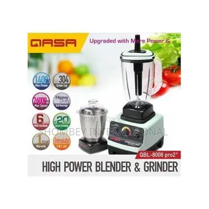 Qasa QBL-8008 Pro2+ Blender and Grinder