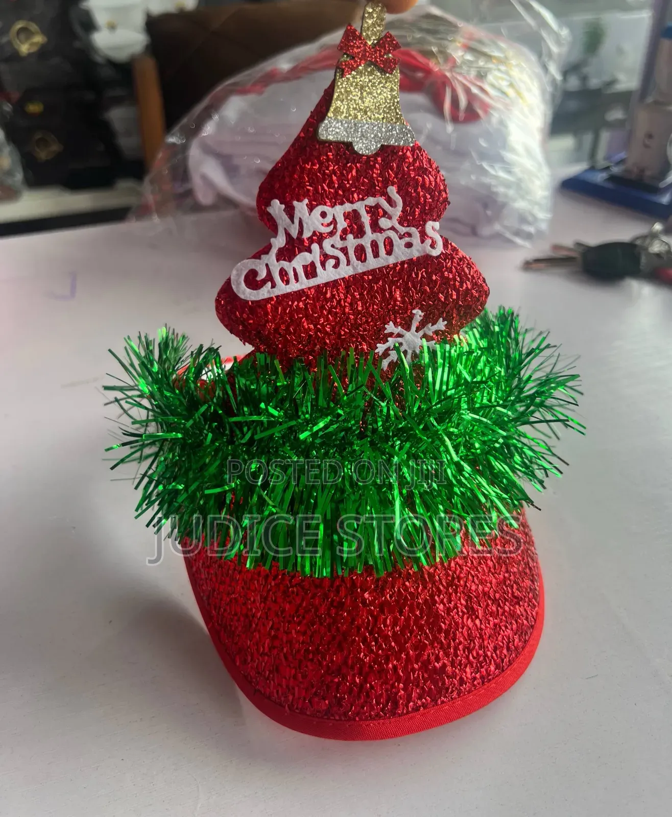 Christmas Face Cap