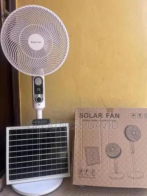 Rechargeable Solar Fan