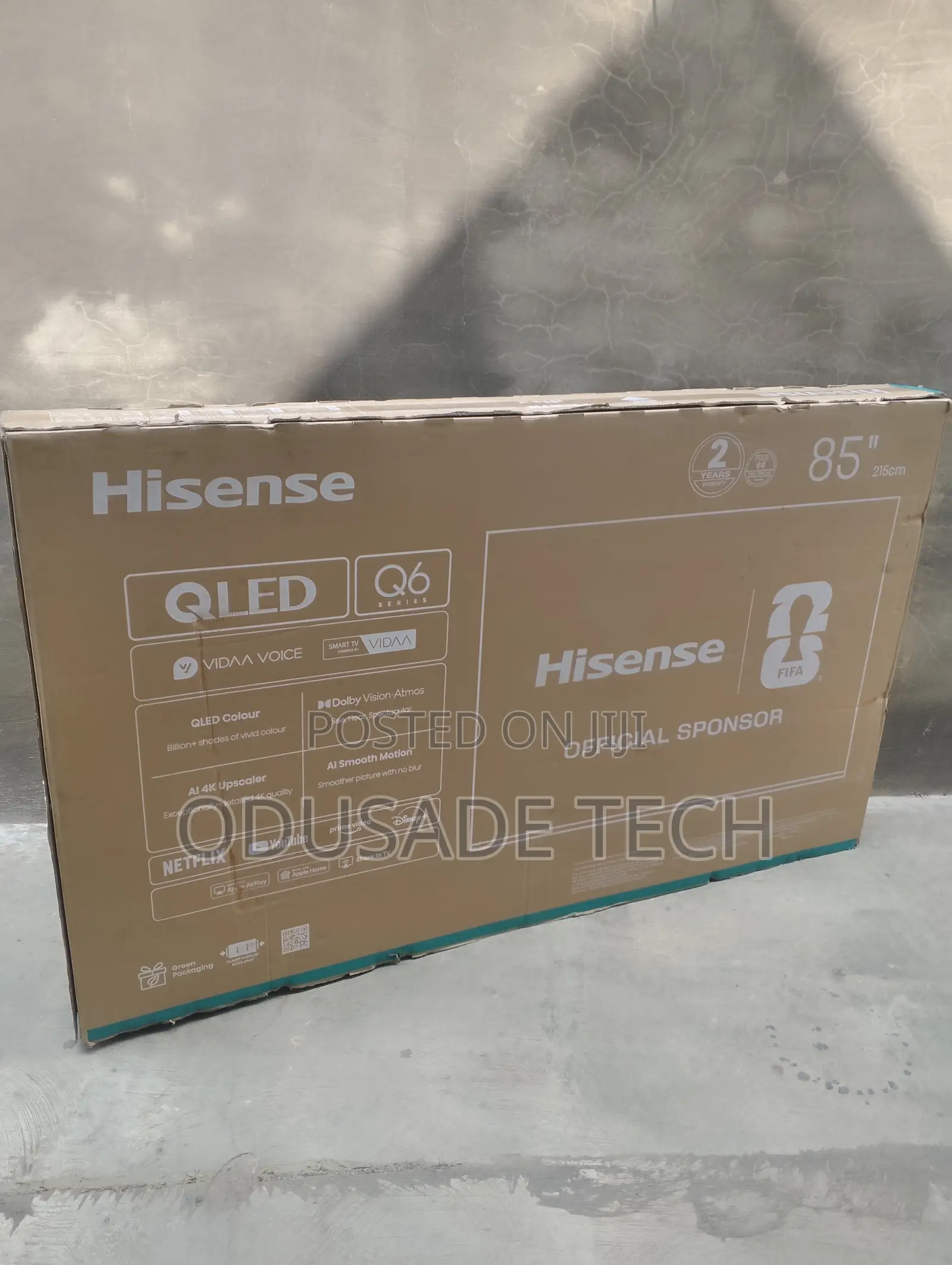 Hisense 85-Inch Smart TV With QLED Display