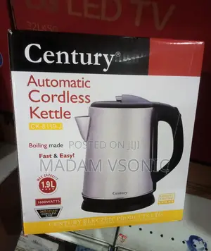 Century 1.9L Automatic Electric Cordless Jug Kettle