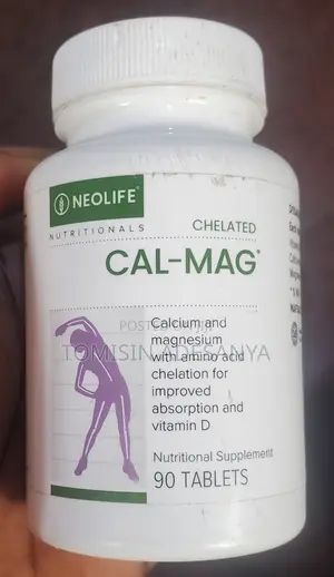 Chelated Cal-Mag With Vitamin D 90 Tablets Calcium Magnesium