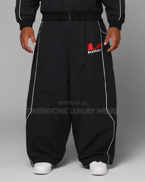 Premium Black Tracksuit Set for Men | Oversized Streetwear
