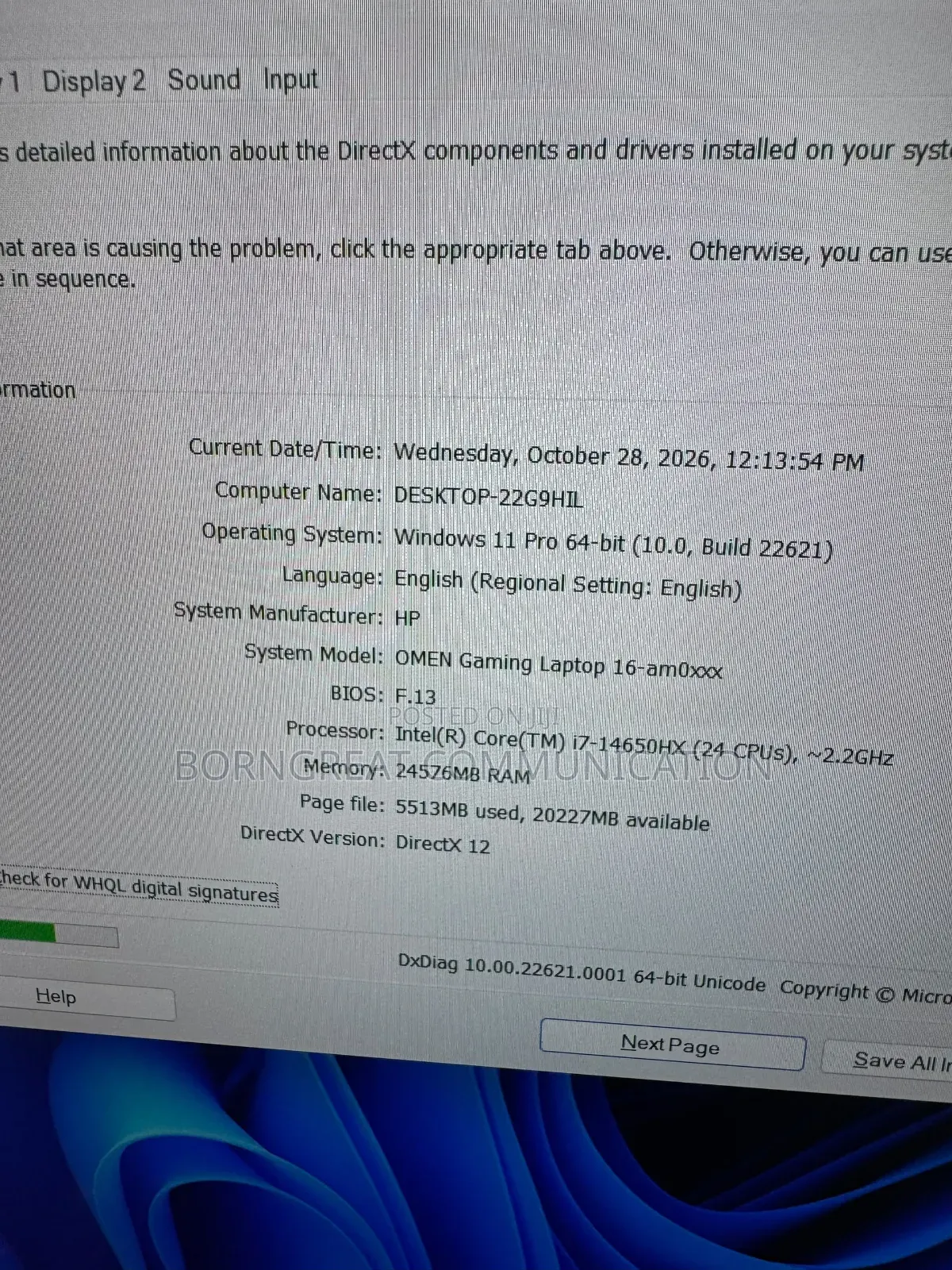 Laptop HP Omen 16 32GB Intel Core i7 SSD 1T