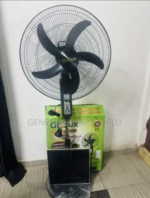 20inches GLOLUX Rechargeable Solar Fan