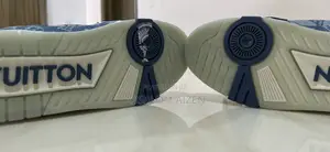 Louis Vuitton Blue Denim Monogram Trainers