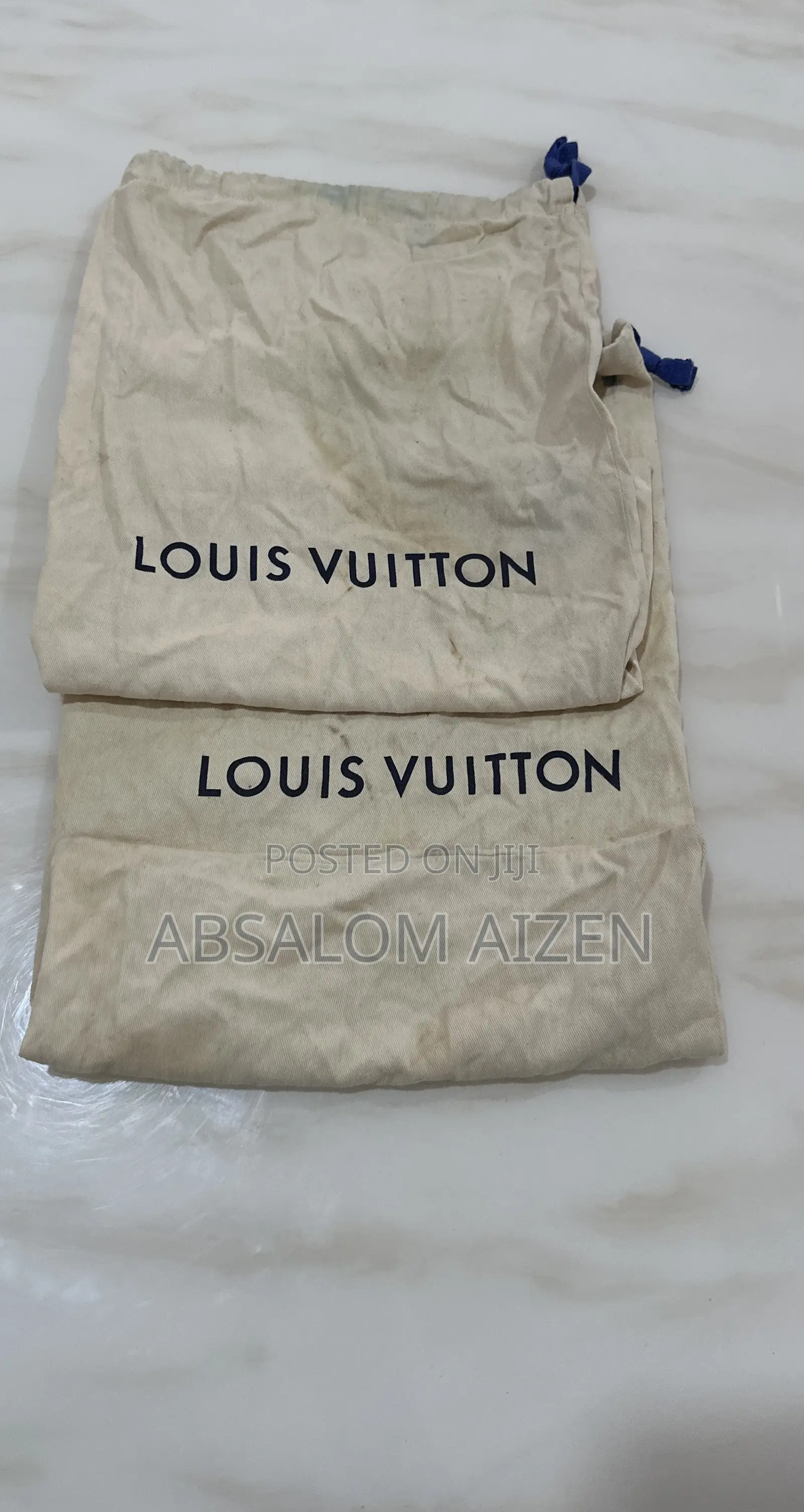 Louis Vuitton Blue Denim Monogram Trainers