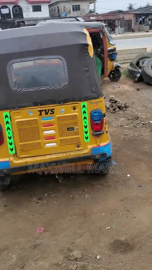 TVS King Deluxe Plus iTouch Start 2023 Yellow