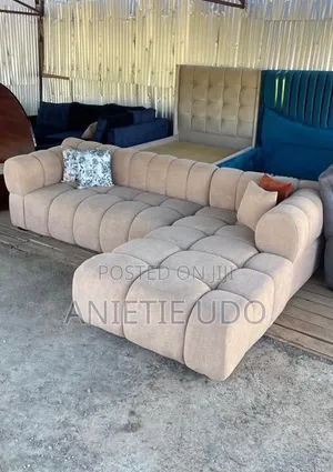 Sweetest L Shaped Fabric Chair