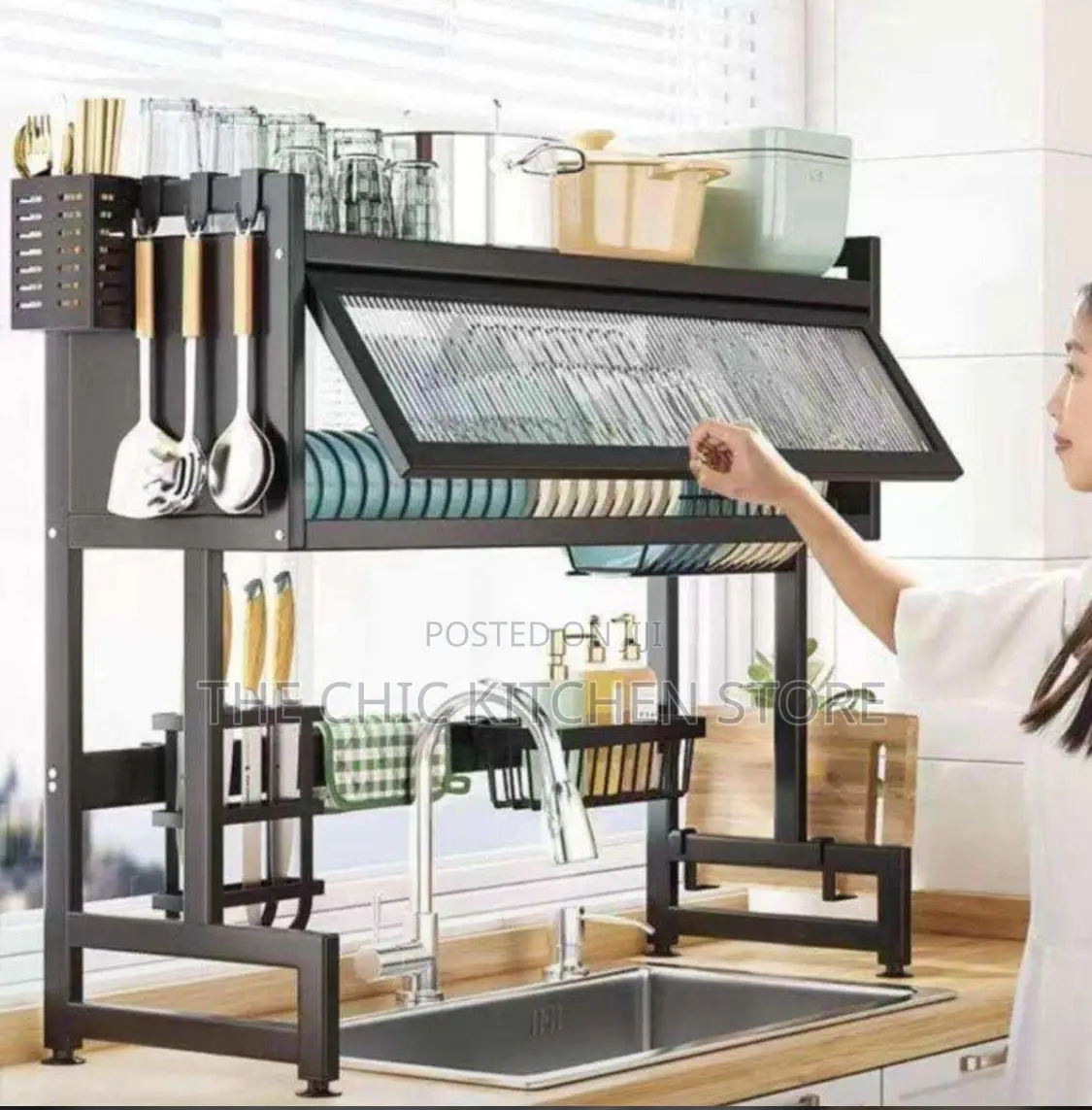 Over the Sink Plate Rack