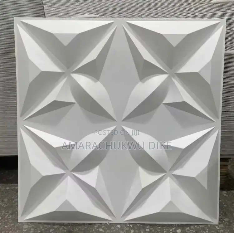 White 3D PVC Wall Ceiling Panel Wholesale Retail Sales