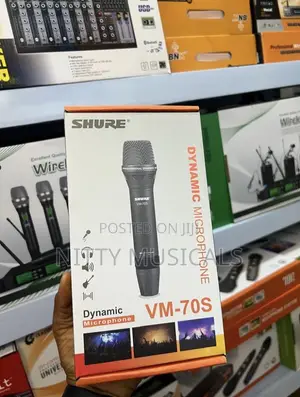 Shure Vm-70s Dynamic Vocal Microphone With on/Off Switch