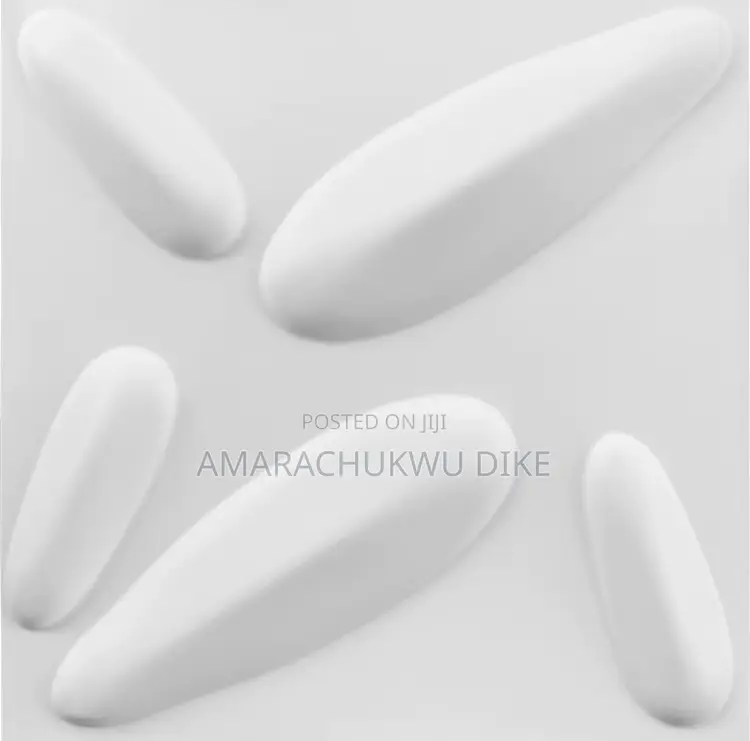 White Decorative 3D Plastic Wall Ceiling Panel Board