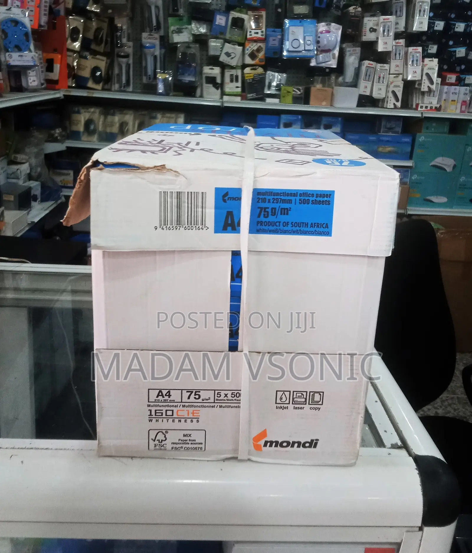 Mondi 75gms A4 Paper (1 Carton)