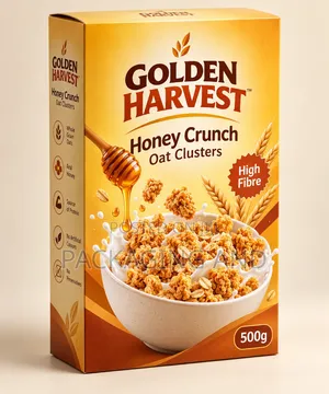 Oats Carton Box Printing - Custom Healthy Cereal Packaging
