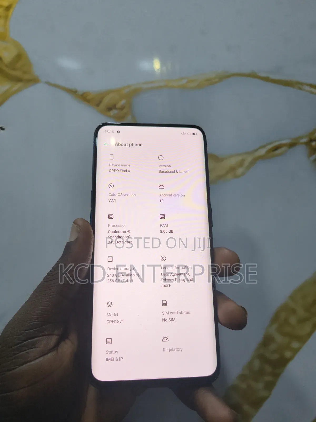 Oppo Find X 256 GB Blue