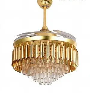 Crystal Fan Chandelier