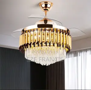 Crystal Fan Chandelier