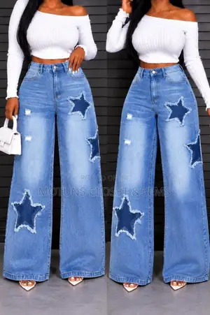 Luxury Ladies Baggy Jean