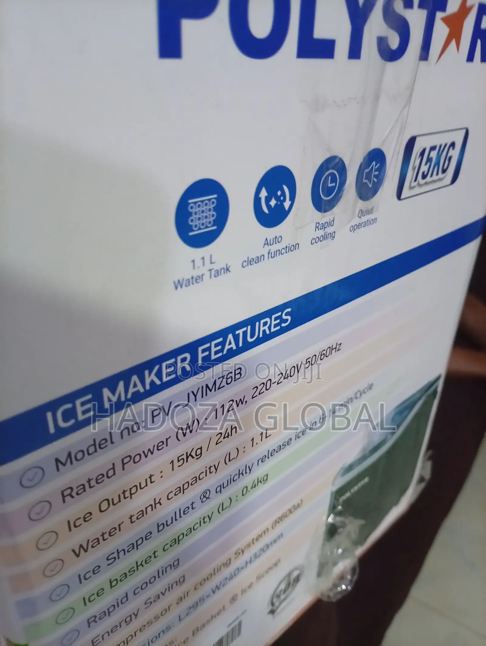 Instant Chill for Events: Polystar 15kg Portable Ice Making System
