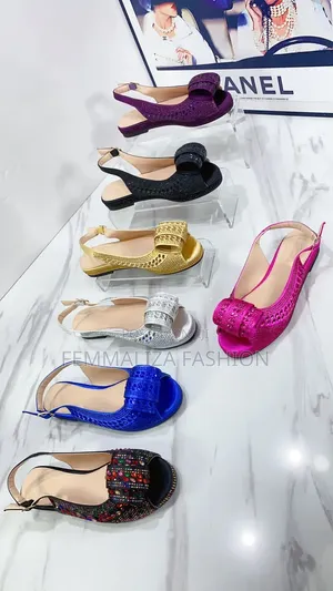 Women Low Heel Shoe Sandal