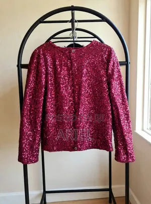 Wine Sequins Glitter Party Top for Ladies in Maiduguri - Free Size