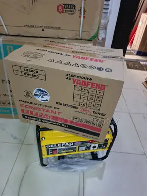 Elepaq SV6800 Gasoline Generator With Portable Frame