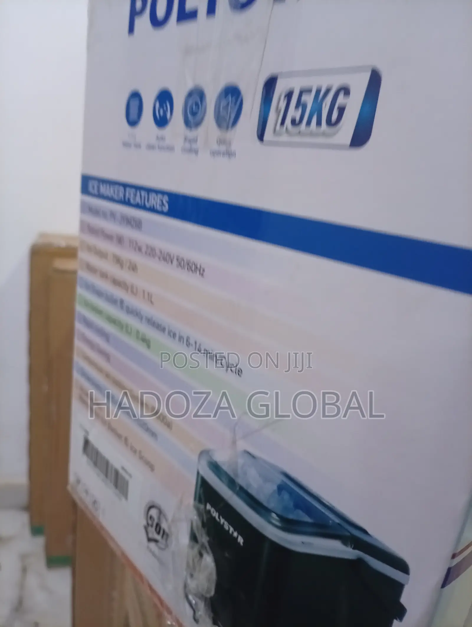 The Polystar 15kg Commercial Ice Maker