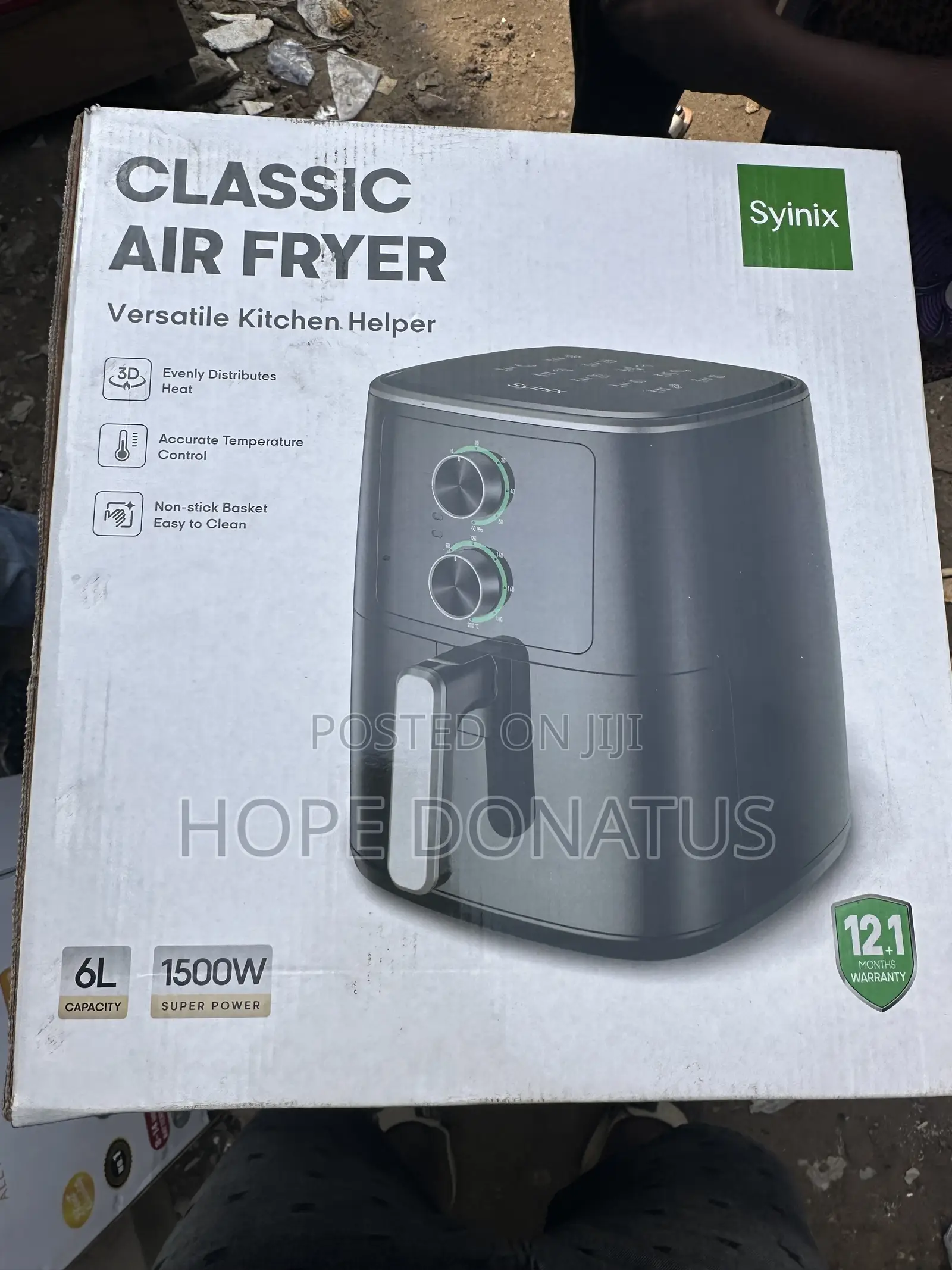 Syinix Airfryer 6litre