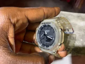Original Casio G-Shock GA-2100SKE Transparent - With Iron Box