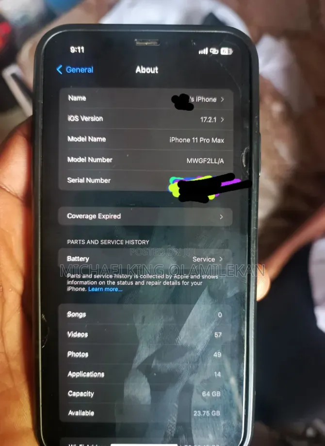 Apple iPhone 11 Pro Max 64 GB Gray