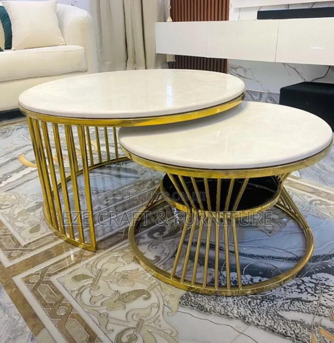 2in1 Elegant Marble Center Table