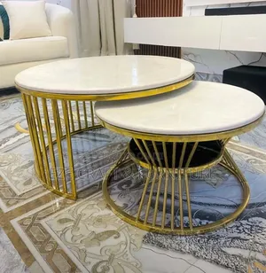 2in1 Elegant Marble Center Table