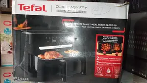 Tefal Dual Easy Fry Essential Airfryer in Black 8.3L