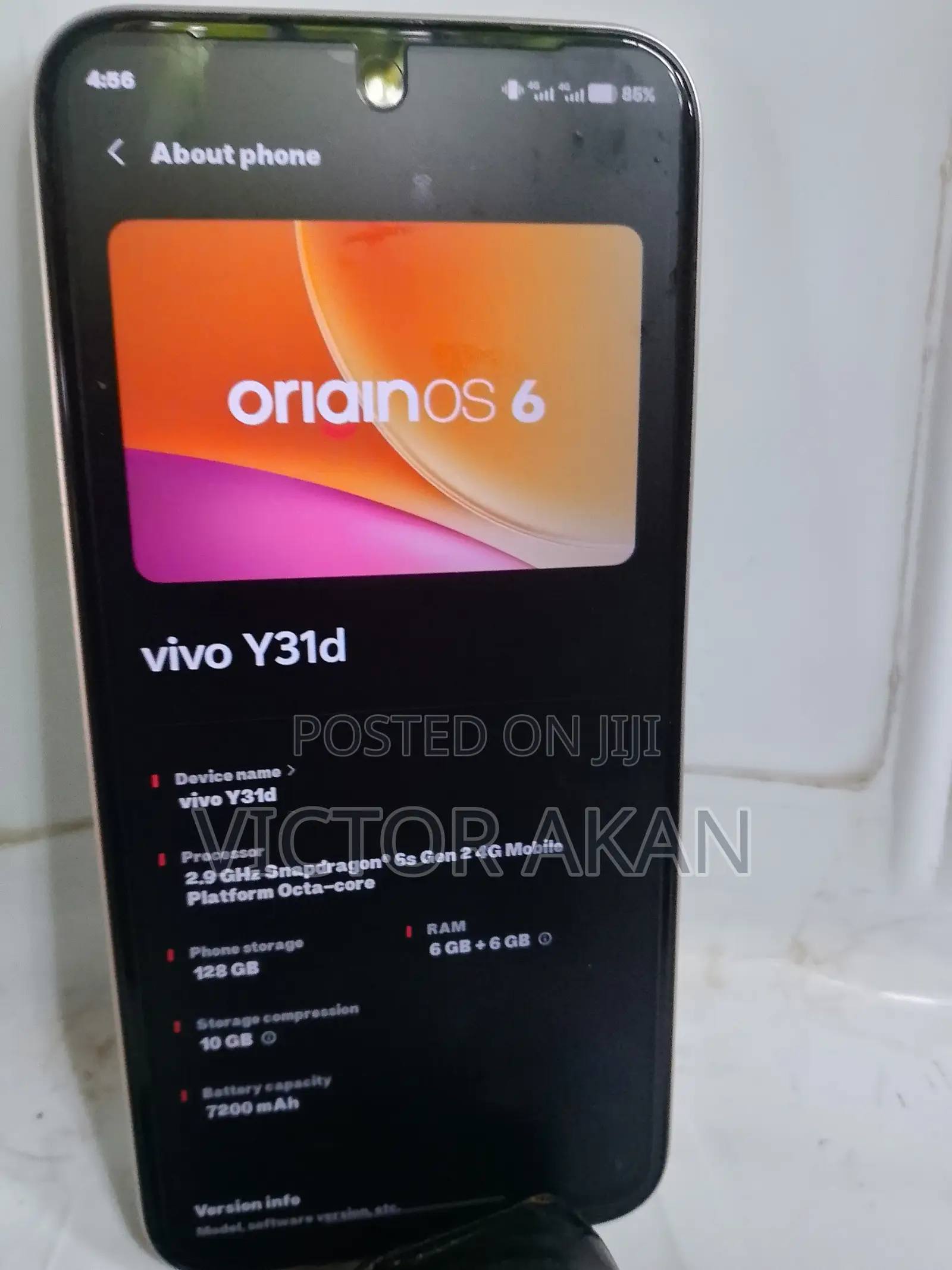 Vivo Y31d 128 GB Graphite