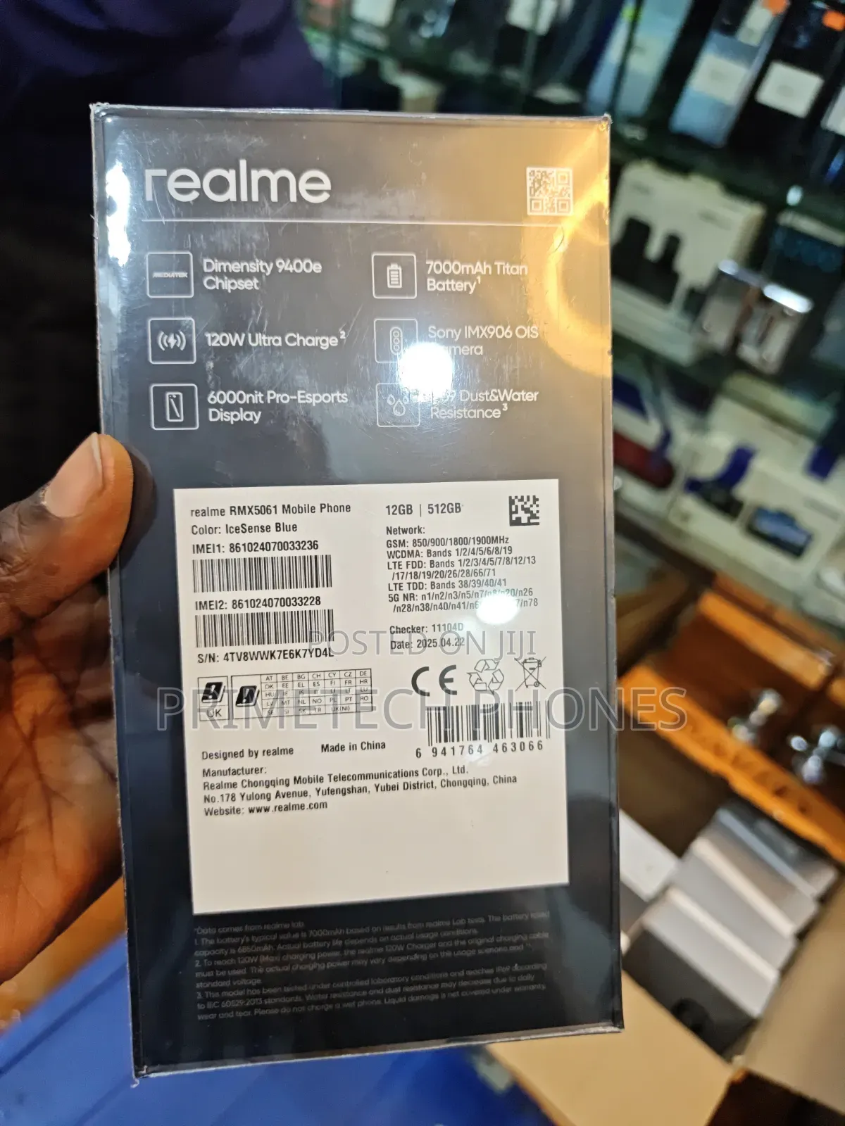 New Realme GT 7 512 GB Blue