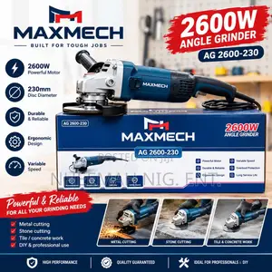 MAXMECH 2600W Angle Grinder – AG 2600-230