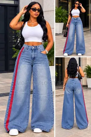 Luxury Ladies Baggy Jean
