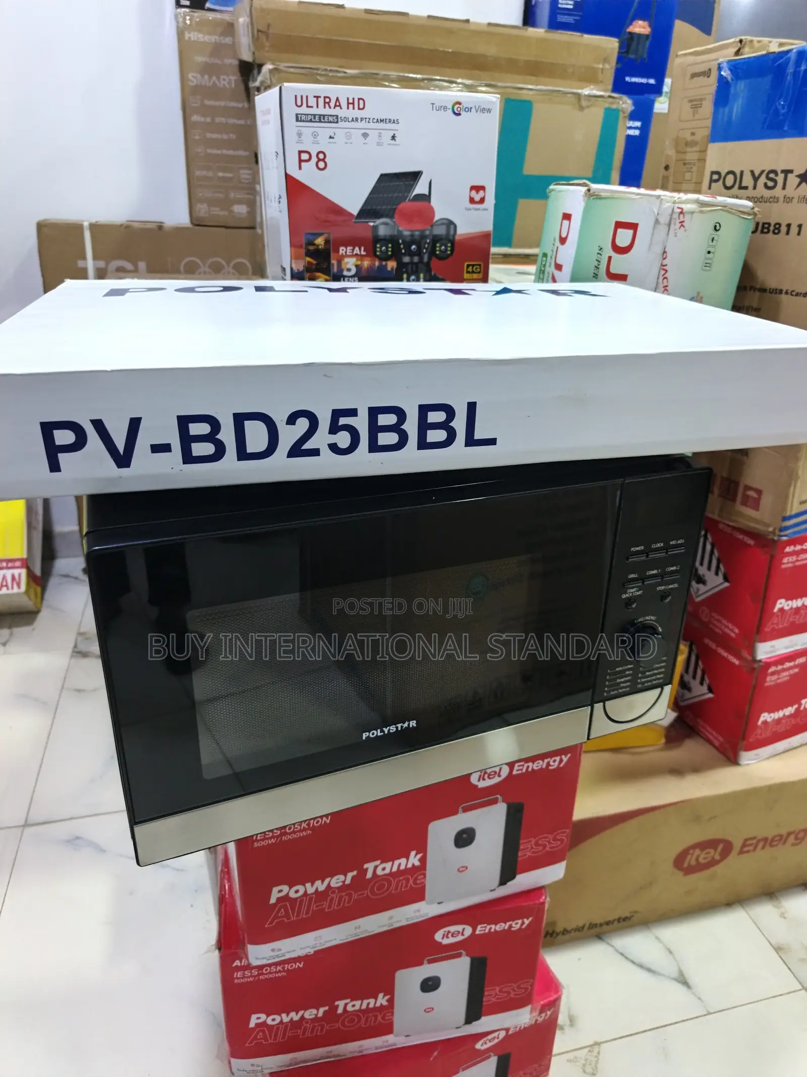 Polystar 25L Integrated Microwave for Kitchen Installation