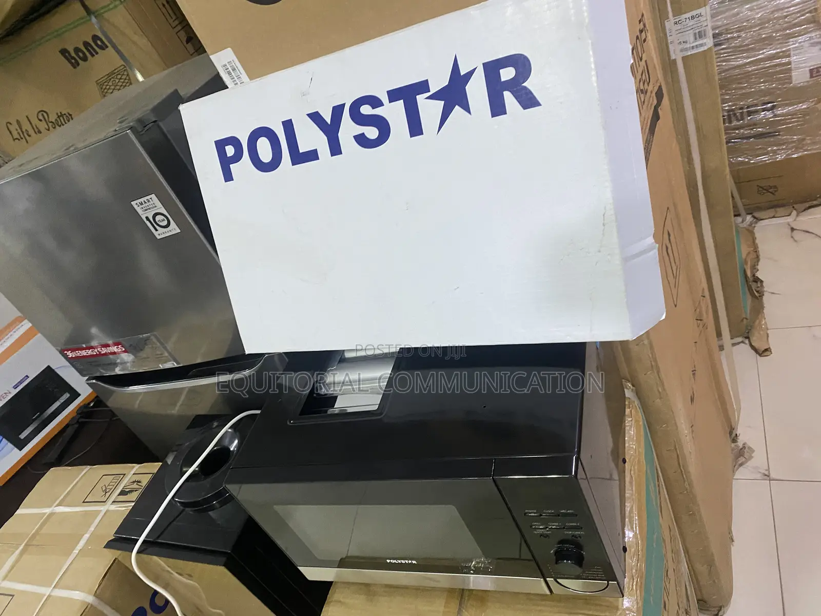 Polystar 25L Kitchen Microwave With Integrated Design