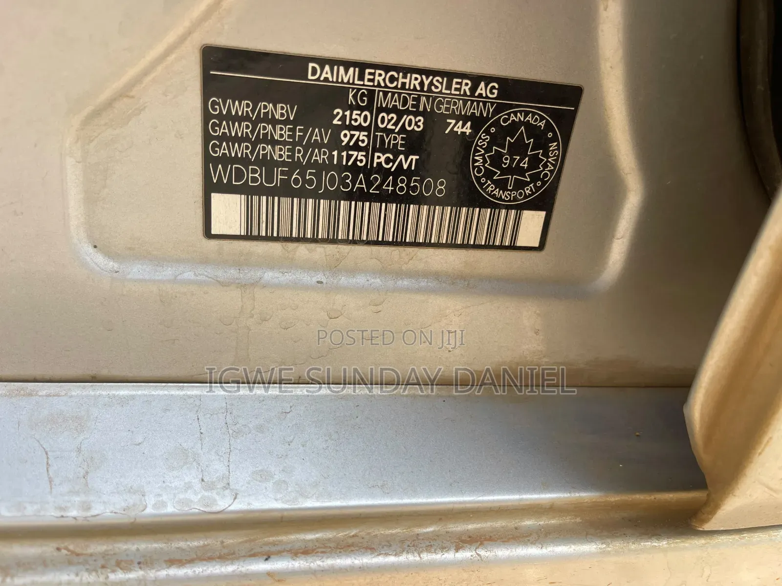 Mercedes-Benz E-Class 2005 Silver