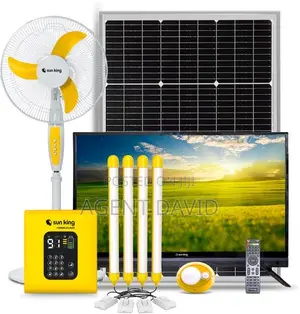 Sun King HomePlus Max Solar System – Solar Panel, Lights, TV & Fan