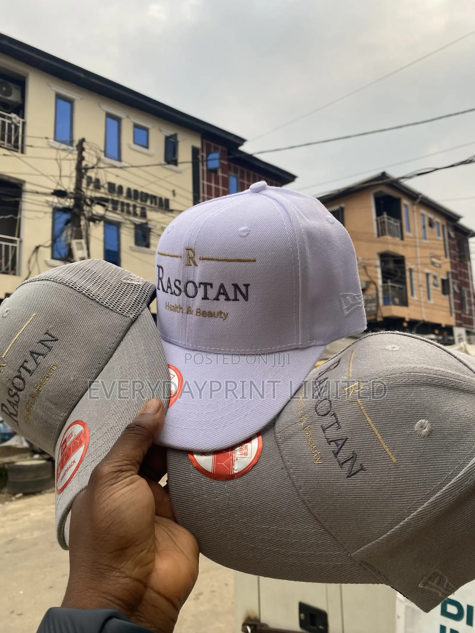 Branded Face Caps