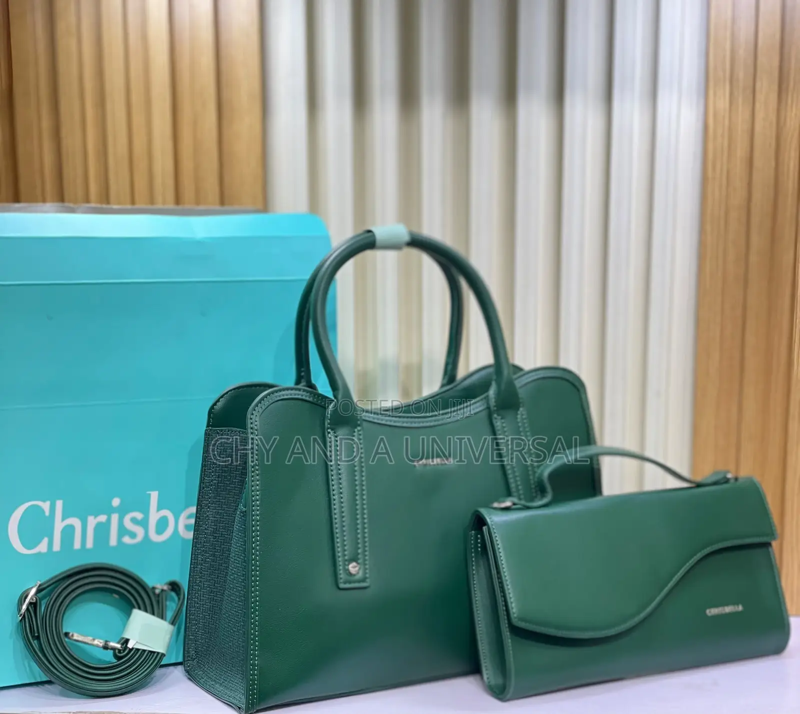 Chrisbella Structured Clutch Set