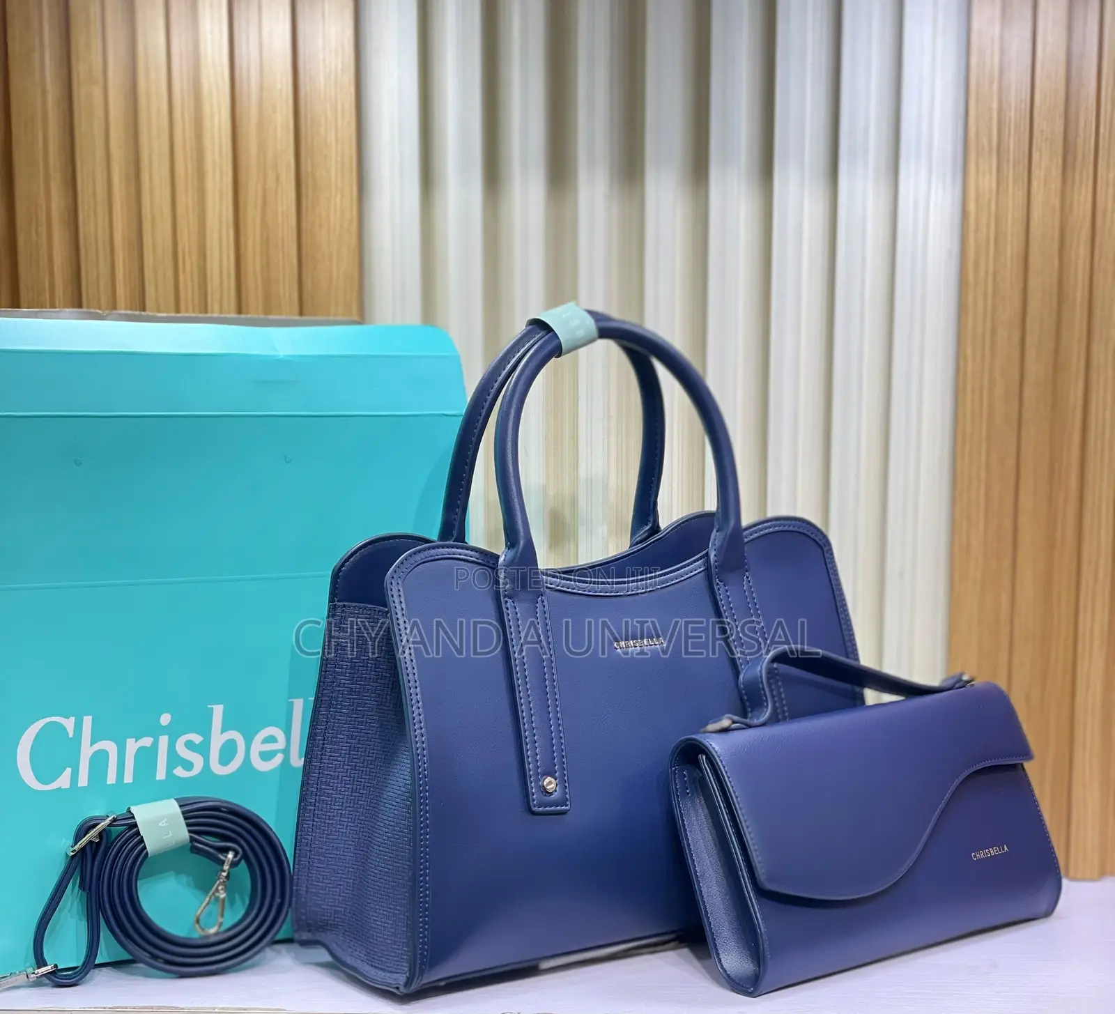 Chrisbella Structured Clutch Set