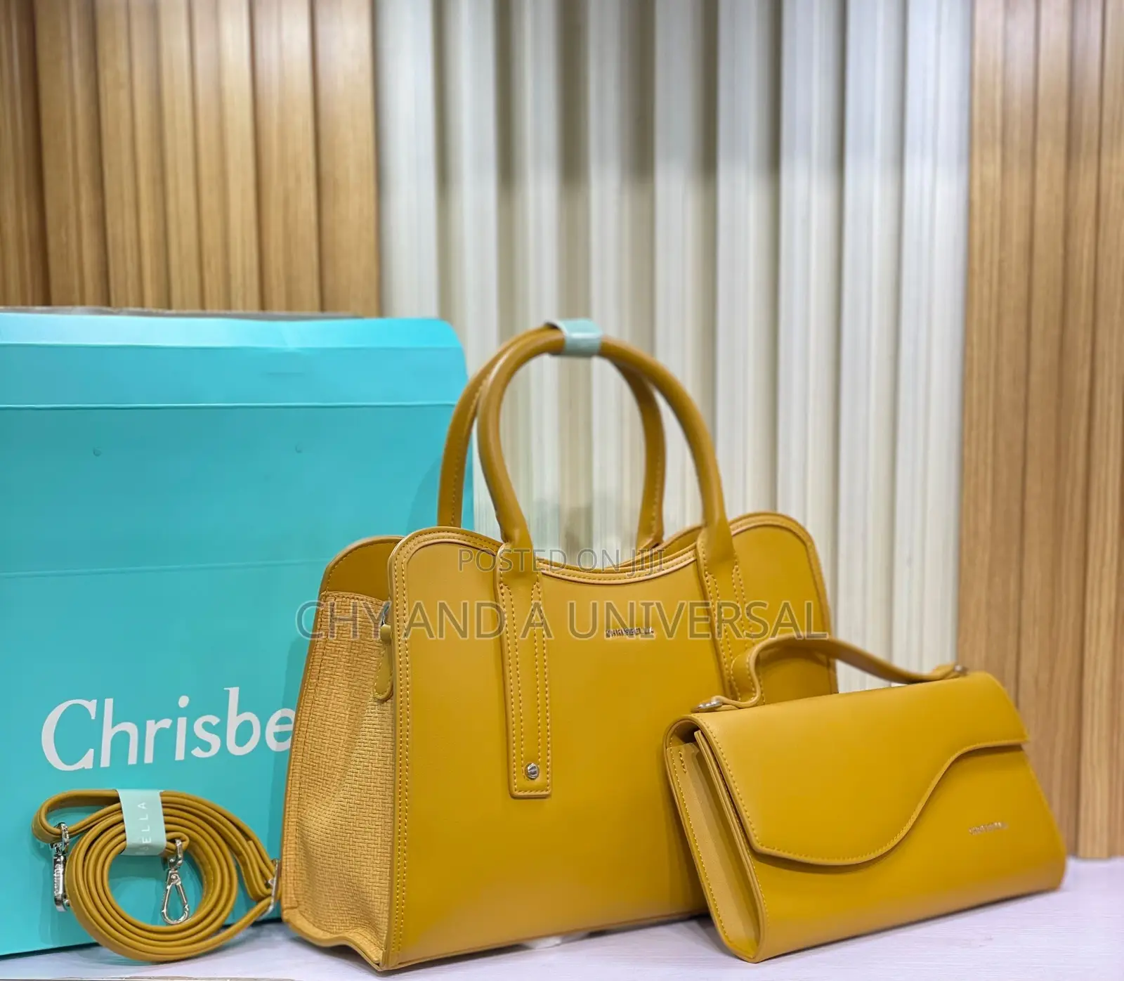 Chrisbella Structured Clutch Set