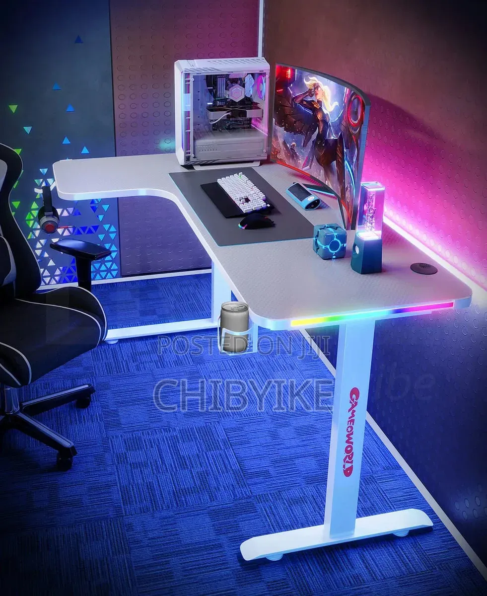Gaming Desk L Shape 1.4meter Strong and Nice Quality